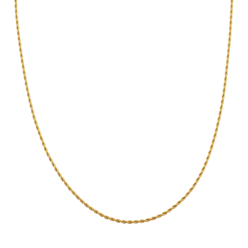 Necklace basic twisted gold