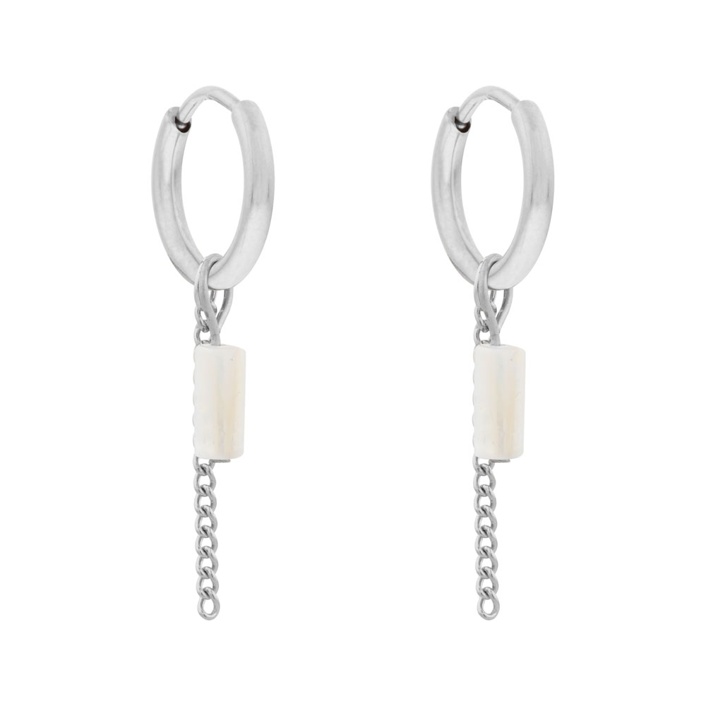 Earrings fine iconic silver