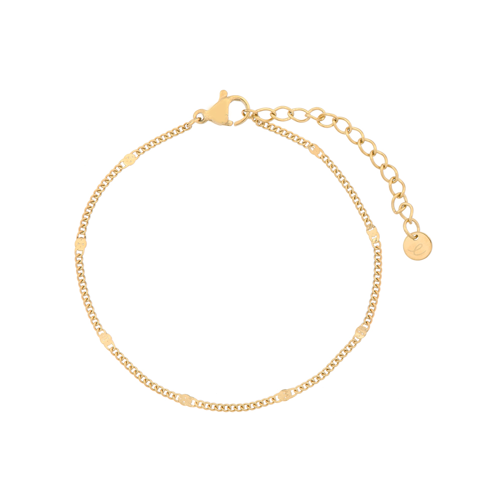 Bracelet basic coins gold