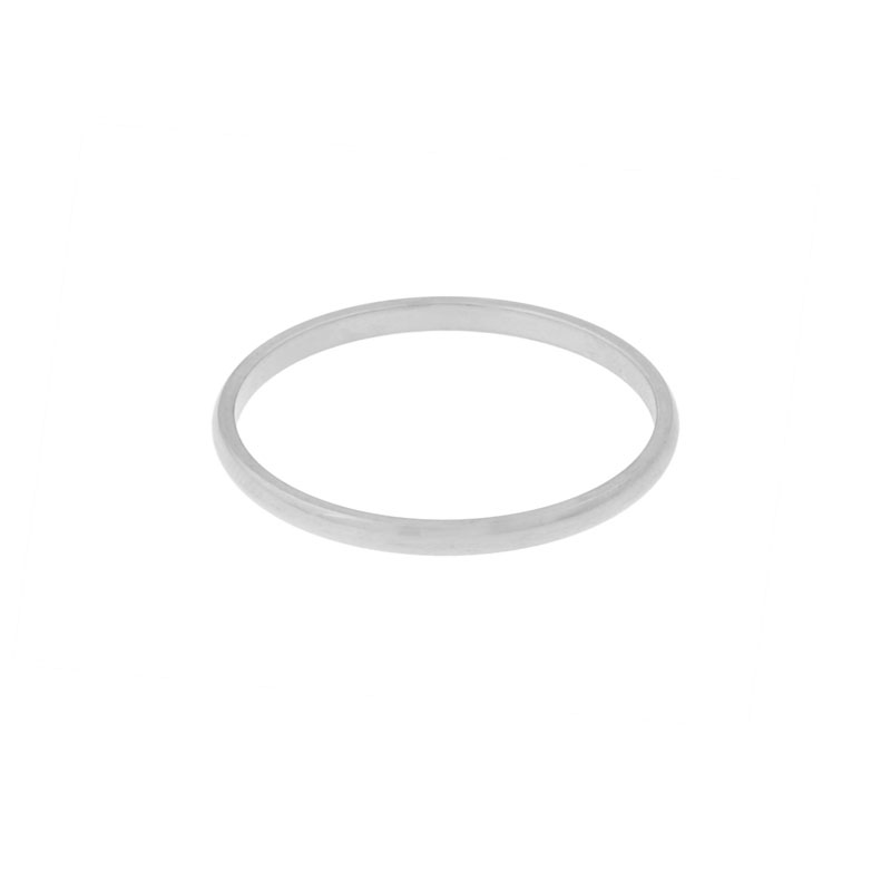 Ring basic round small silver