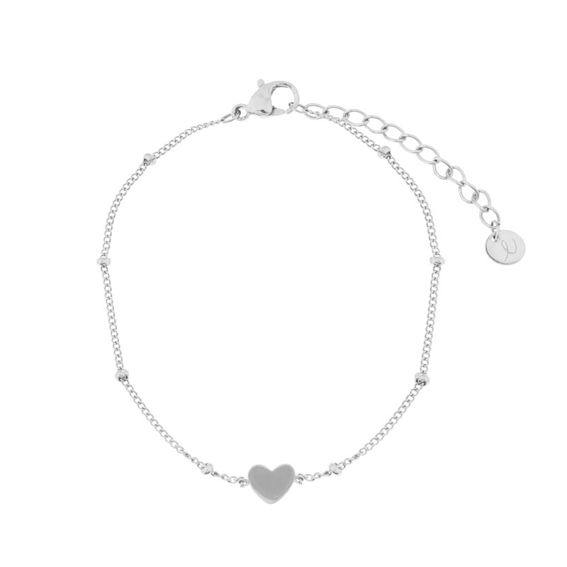 Bracelet share heart silver