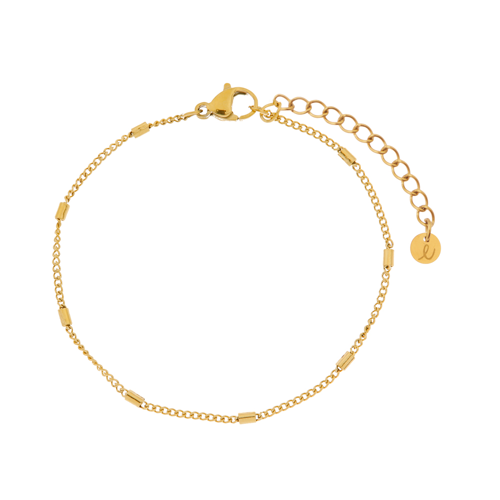 Anklet basic bars gold