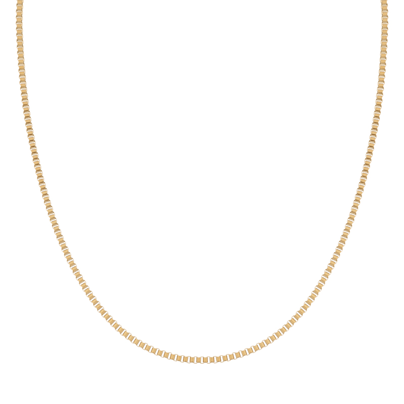 Necklace basic blocks gold